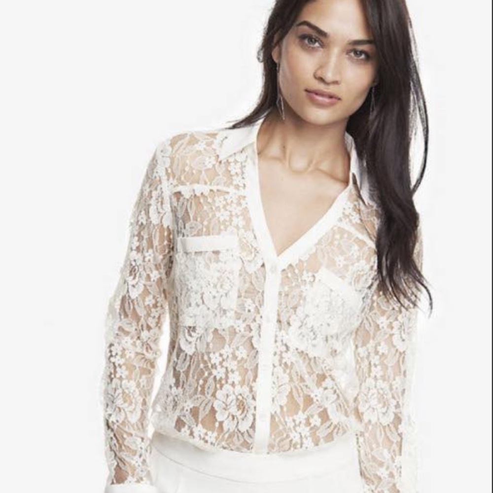Express Portofino Lace shirt